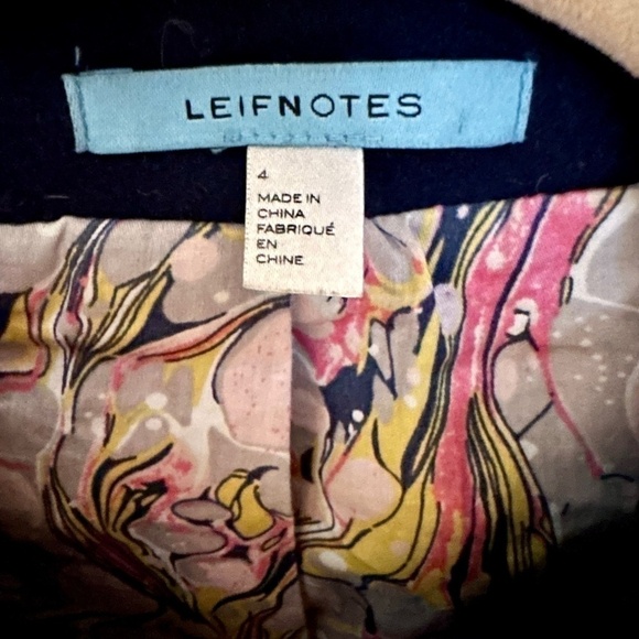 Anthropologie Leifnotes Cropped Dress Coat, Size 4 - Picture 4 of 10
